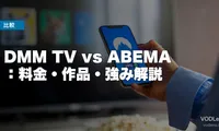 DMM TV vs ABEMA 徹底比較：料金・作品・強み解説【2026年6月最新】