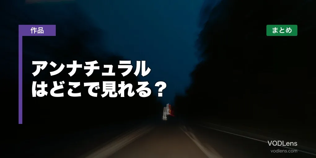 アンナチュラルはどこで見れる？配信先まとめ【2026年6月最新】